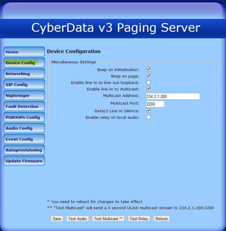CyberData CD-011233 Sip Paging Adapter by CyberData